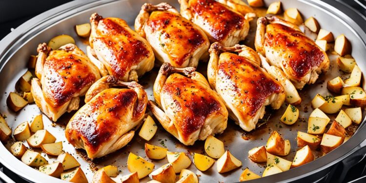 Hähnchenschenkel im Backofen